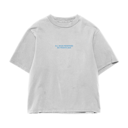 ALL BAGS RSVP TEE WHITE/SKY BLUE)