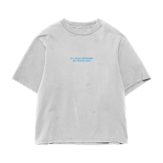 ALL BAGS RSVP TEE WHITE/SKY BLUE)