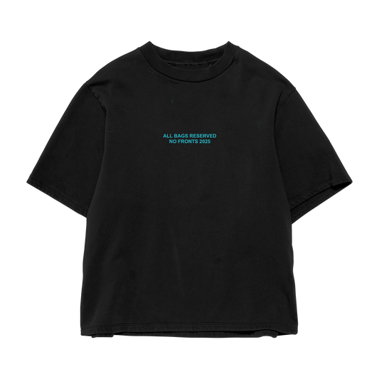 ALL BAGS RSVP TEE (BLK/SKY BLUE)