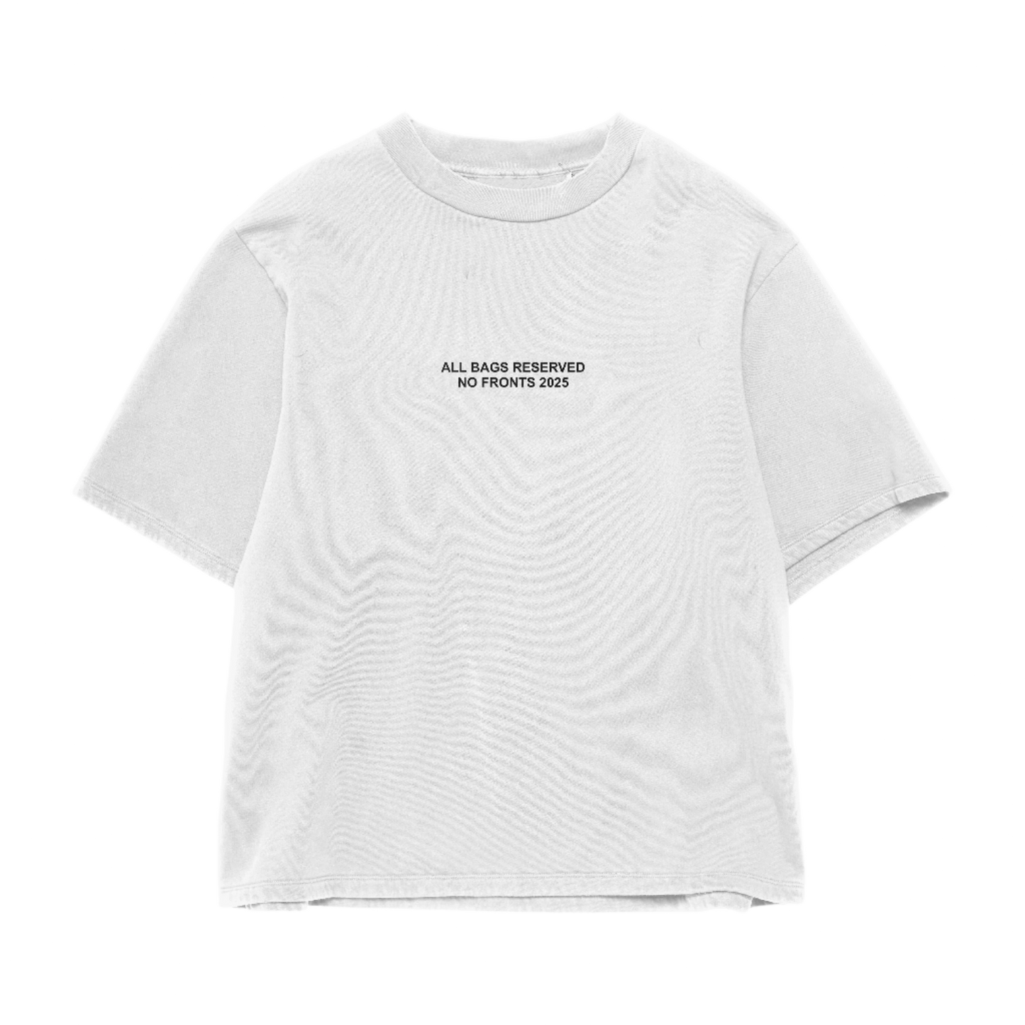 ALL BAGS RSVP TEE (WHITE/BLK)