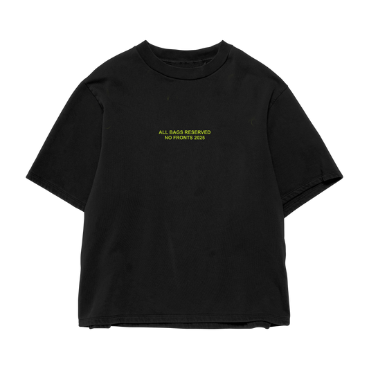 ALL BAGS RSVP TEE (BLK/YELLOW)