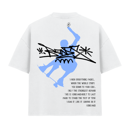 " BONEHAWK TEE " SKY BLUE